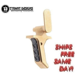 Tyrant Designs Sig Sauer P320 Drop in Trigger GOLD NEW!  TD-P320-TRIG-Gold-Black