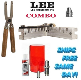 Lee 6 Cav Combo w/ Handles & Sizing Kit for 38Spl/357Mag/38Colt NP/38S&W 90326