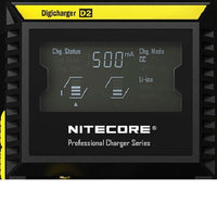 Nitecore Digi D2 Universal Smart Charger IMR, LiIoN, Ni-MH 18350 18650 Etc NEW!