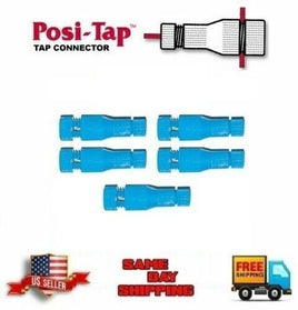 Posi-Tap PTA1618 Re-usable BLUE WIRE TAP (EX-150B, #605) 14-16 Awg, 5 PACK New!