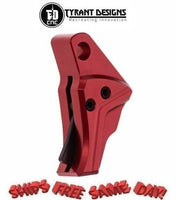 Tyrant Designs 5LB Glock 43/43x/48 Trigger Red, Black NEW # TD-G43TRIG-Red-Black