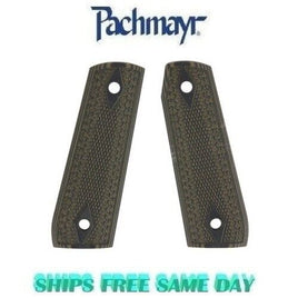 Pachmayr G10 Tactical Green/Black Checkered Grips for Ruger 22/45 Pistols #61120