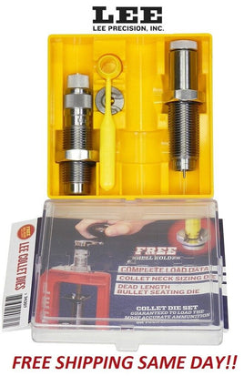 Lee Precision  Collet 2 Die Set for 375 H&H MAG  # 90729  Ships Priority Mail