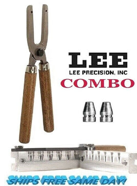 Lee COMBO 6-Cav Mold 9mm / 38Super / 380 ACP + Handles! # 90387 + 90005