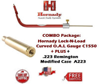 Hornady Lock-N-Load CURVED OAL Gauge C1550 + .223 Remington Modified Case A223
