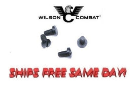 567B Wilson Combat 1911 Grip Screws, Slot Head, Black Armor-Tuff, 4-Pack # 567B