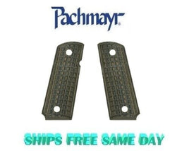 Pachmayr G10 Tactical Grip for 1911 Officers Model Pistol Green/Black # 61150
