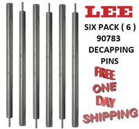 Lee Universal Depriming and Decapping Die Pin SIX PACK ( 6 ea.)  90783 New
