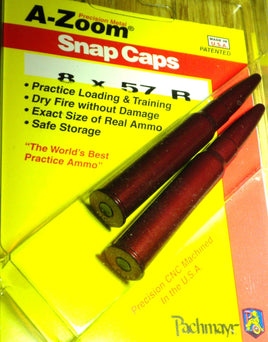 A-Zoom TWO Pack Precision Metal Snap Caps for 8 x 57 R #12265