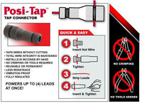 Posi-Tap 20-22 AWG MINI Wire TAP RED  QUICK  Reusable Reliable  PTA2022MINI