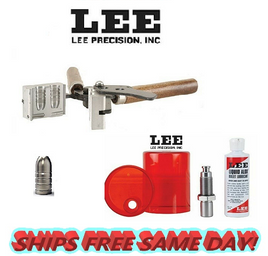 Lee 2 Cav Mold for 45-70 Government (457 Dia) 405 Gr & Sizing and Libe Kit 90374
