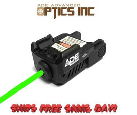 Ade Ultra COMPACT Pistol Green Laser Sight for Full Size & Sub-Compact Handgunds