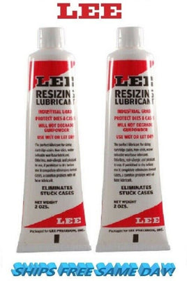 Lee Precision Case Sizing Lube 2 oz Tube - 2 PACK!! NEW!! # 90006