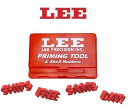 Lee Priming Tool & Shell Holders Case-RED!! NEW!!!