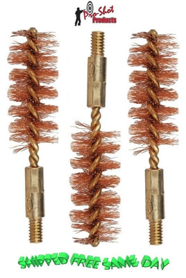 45P Pro-Shot .45 Cal. Bronze Pstl Bore Cleaning Brushes Package of 3 New! 45P