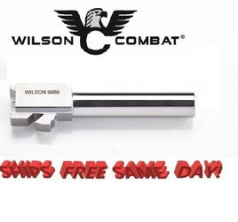 Wilson Combat Match Grade Barrel, 9mm for Glock 19, 4.02, Stainless # 647