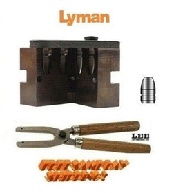 Lyman 2 Cav Mold w/ Handels for 9mm, 356 Dia, 147 Gr, Flat Nose Bev # 2660637