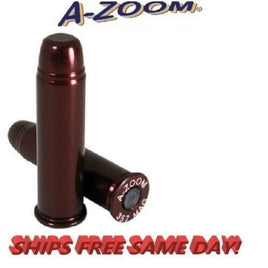 A-ZOOM Action Proving Dummy Round Aluminum Snap Cap 357 Mag  (pk of 6) 16119