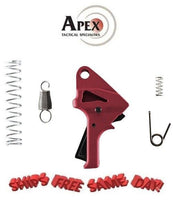 Apex Tactical Flat-Faced Action Enhancement Kit for SD VE, RED # 107-114-RED