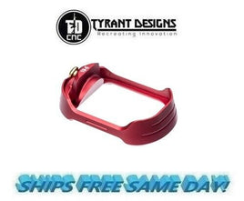 Tyrant Designs Gen 5 Magwell RED/GOLD SCREW New! # TD-G19-G5-MW-RED-GLDSCREW