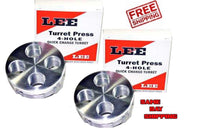LEE 4-HOLE QUICK CHANGE TURRETS quantity of (2)  TWO 90269 New! FREE SHIPPING