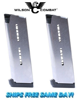 Wilson Combat PAIR(2)  of 1911 Magazines .45 ACP, Compact, 7 Round