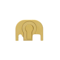 Tyrant Designs Glock Gen 1-4 Slide Cover Plate, GOLD, NEW! # TD-G1-4SP-GLD