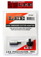 LEE 8-32 Threaded Cutter Adapter & Lock Stud for Case Prep Stations 90468 NEW