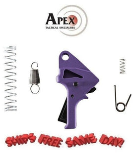 Apex Tactical Flat-Faced Action Enhancement Kit for SD VE, PURPLE # 107-114-PUR