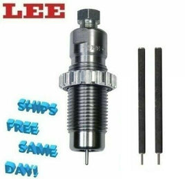 Lee Carbide Sizer Die 38 Super 90619  w/ 2 Decapping Pins 90027 NEW!!