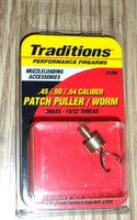 A1256 Traditions Brass Patch Puller / Worm  .45 - .50 - .54 Cal  # A1256 New!