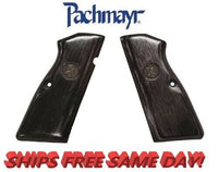 Pachmayr Renegade Wood Laminate Grips for Browning Hi Power, Charcoal # 63281