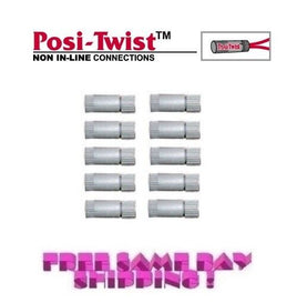 Posi-Twist 18-26 Gage (EX-120G) In Line Connector, 10 PACK NEW! PT2026G
