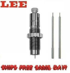 Lee Depriming & Decapping Die w/ 2 Heavy Duty Guided Pins 6mm - 25 Cal 91577