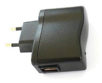 EU Plug to USB Power Adapter Charger for MP3, MP4, cell phone 5V DC 0.5A 500mAh