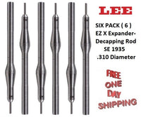 SE1935 LEE Decapping Pins 7.62 x 39mm (.310 Diameter) SIX PACK (6) SE1935 New
