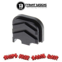 Tyrant Designs Glock 43X/48 Slide Cover Plate, BLACK NEW! # TD-43X-48SP-BLACK