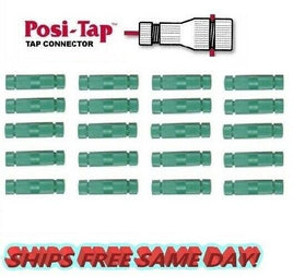 Posi-Lock 6-8 Gage Green, (EX-485, #620) Insulated Butt Splice 20 PACK! PL0608