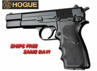 Hogue Browning Hi-Power BLACK Rubber grip with Finger Grooves NEW!!  # 09000