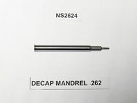 Lee 3 Pack Decapping Mandrels .262 for 6.5x55 Swedish , 6.5 Creed, 6.5 Grendel