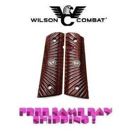 Wilson Combat 1911 Grips, Full Size, Cocobolo, Starburst Pattern # 351CSBF