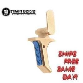 Tyrant Designs Sig Sauer P320 Drop in Trigger GOLD,BLUE TD-P320-TRIG-Gold-Blue