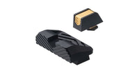 Tyrant Designs Glock 2-Piece Serrated Alum Sights, Gold, TD-SIGHT2P-GFS-GOLD