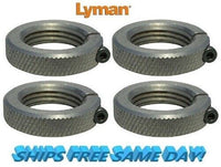 Lyman FOUR PACK Steel Split Lock Rings for 7/8 x 14 Dies # 7631304 New!