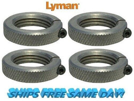 Lyman FOUR PACK Steel Split Lock Rings for 7/8 x 14 Dies # 7631304 New!