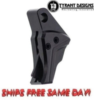 Tyrant Designs I.T.T.S.Trigger for Glock Gen3-4,BLACK # TD-GTRIG-3-4-Black-Black