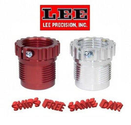 Lee Precision 2PK Lock-Ring Eliminator Breech Lock Bushing-RED & SILVER! 90063