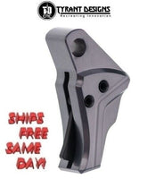 Tyrant Designs Glock Gen 5 Compatible Trigger, GREY/BLACK# TD-GTRIG-5-Grey-Black