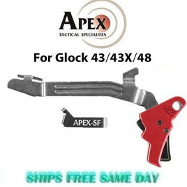 Apex Tactical Action Enhancement Kit for Slim Frame Glock, Red NEW! # 102-157