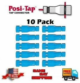 Posi-Tap PTA1618 Re-usable BLUE WIRE TAP (EX-150B, #605) 14-16 Awg, 10 PACK New!